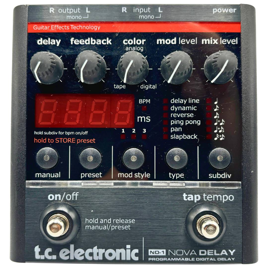 TC Electronic ND-1 Nova Delay Effects Pedal