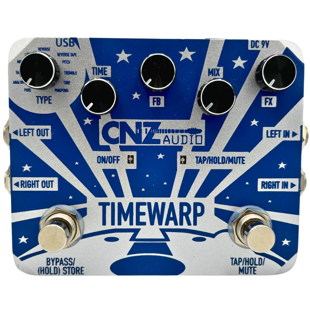 CNZ Audio STW-50 TIMEWARP Multi-Delay Effects Pedal