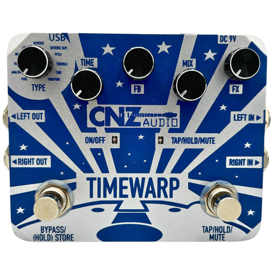 CNZ Audio STW-50 TIMEWARP Multi-Delay Effects Pedal