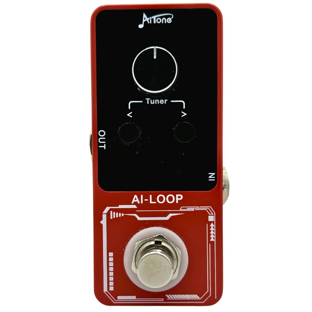 AiTone AI-LOOP Looper/Tuner Mini Effects Pedal